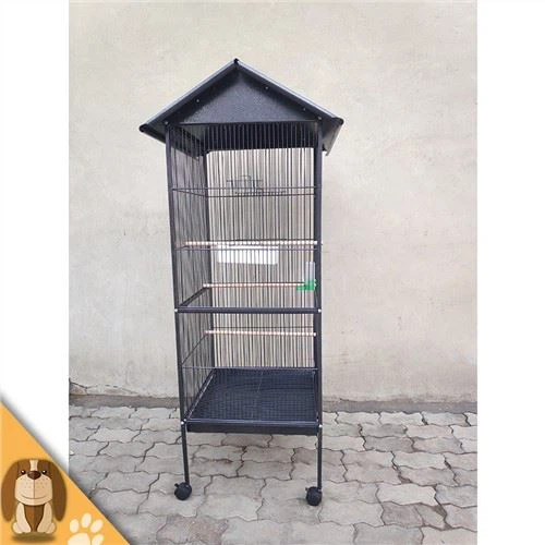 Didelis metalinis paukščių narvas